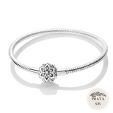 Pulseira Berloque - Flor Seis Pontas